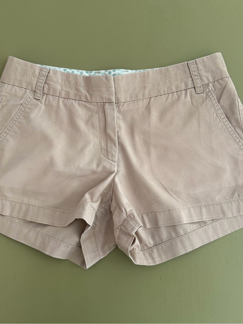 J. Crew Khaki 100% Cotton Broken-In Chino Shorts